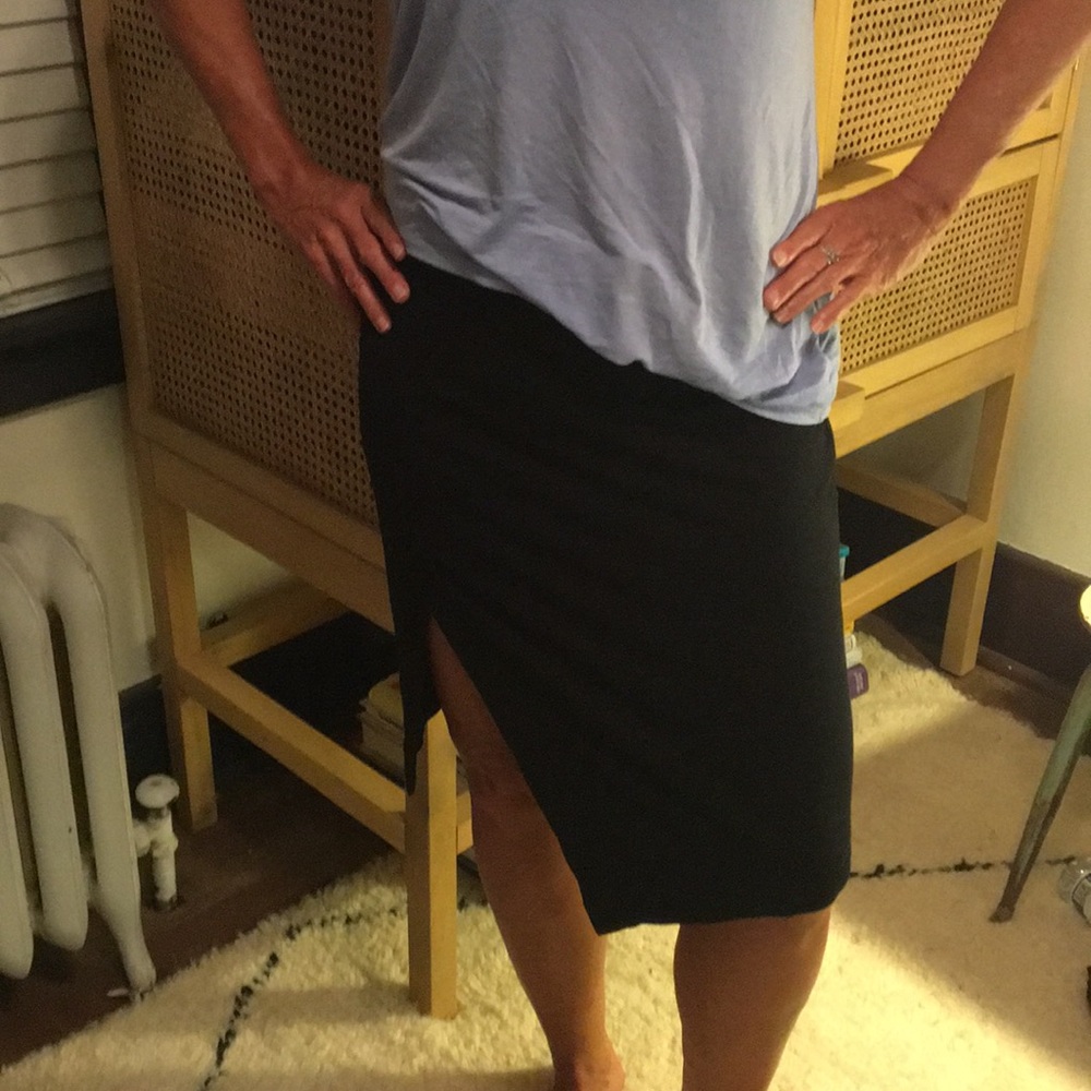 NWT Soft Dolan skirt with side slit